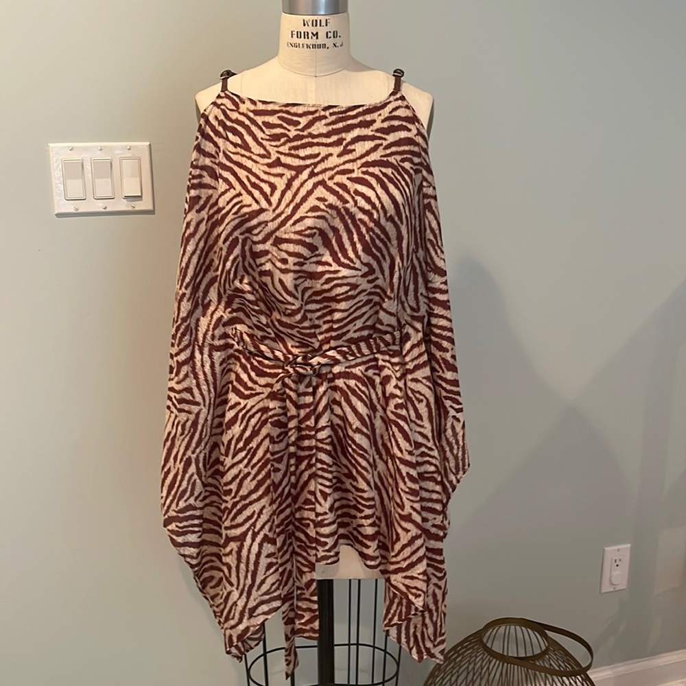 Womens Michael Kors 100% silk tunic NWOT P/S